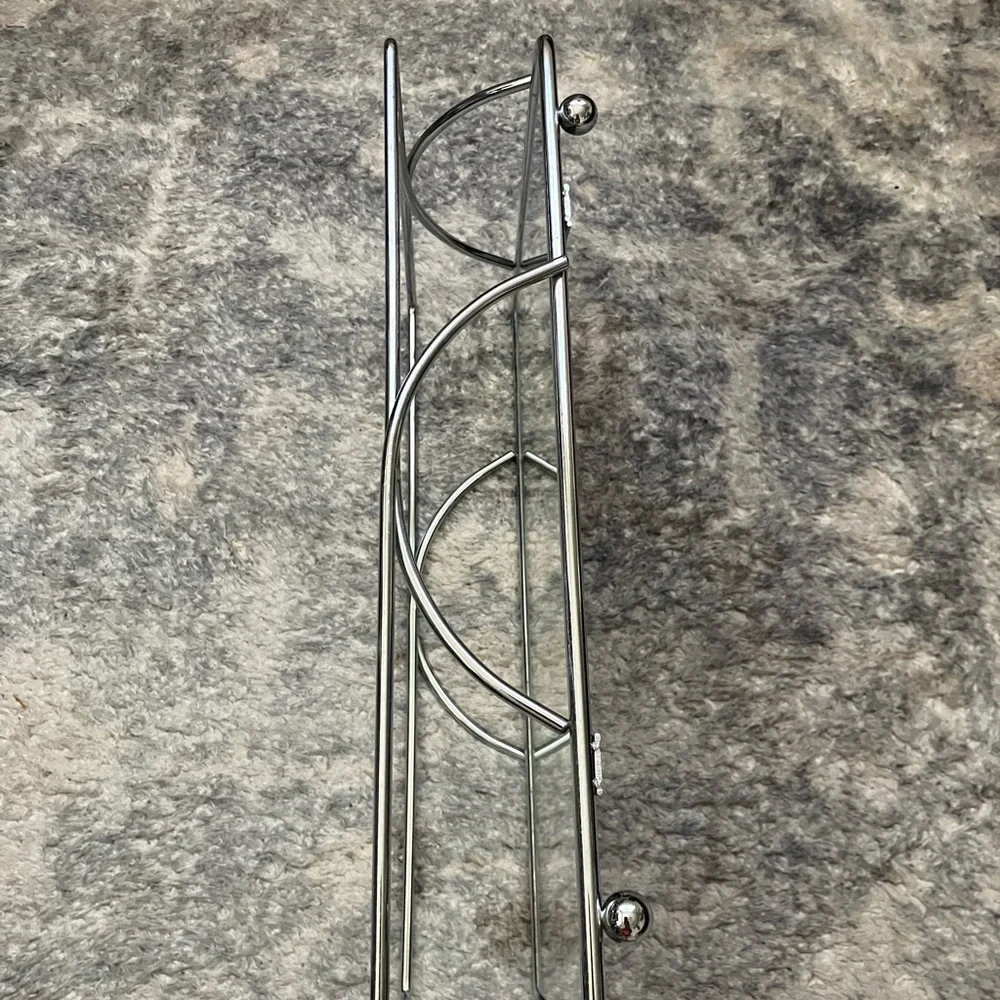 Elegant Silver Vanity Tray